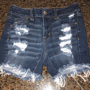 American Eagle distressed shorts